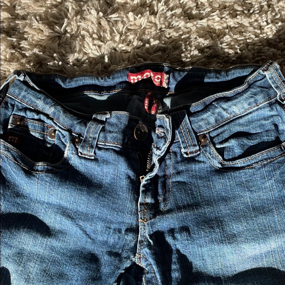 Low rise, skinny MOTO jeans